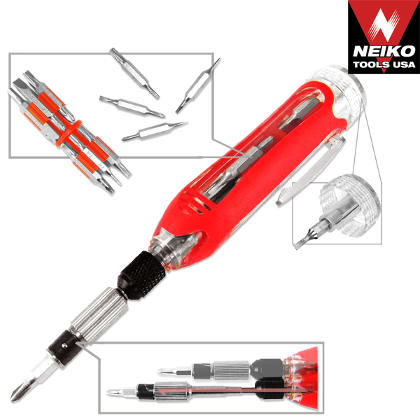 Neiko 01357A Extendable Flex Screwdriver 120 Pack