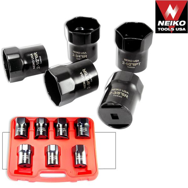 Neiko 02459A Wheel Bearing Locknut Socket Set 3 Pack