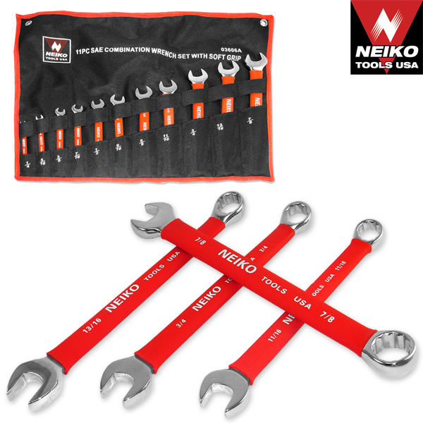 Neiko 03606A Combination Wrench Set SAE 15 Pack