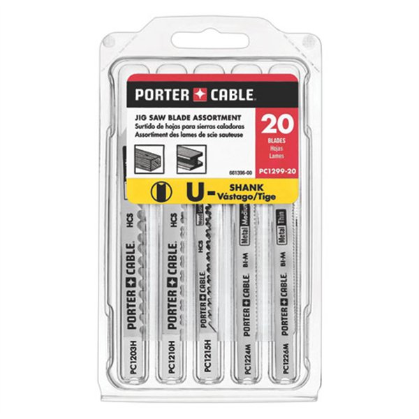 Porter Cable PC129920 U Shank Jig Saw Blades
