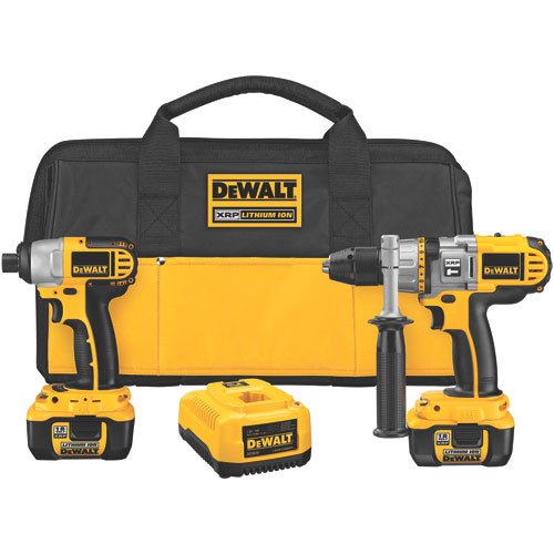 DeWalt DCK275L Hammerdrill / Impact Driver 18V XRP Li-Ion Combo Kit