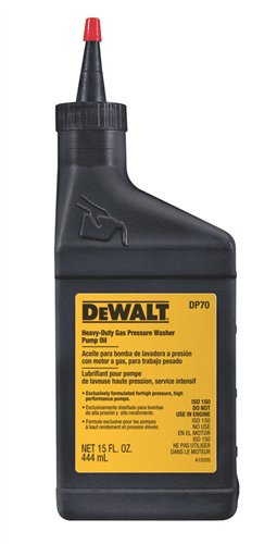 dewalt 3400 psi pressure washer pump oil type weight