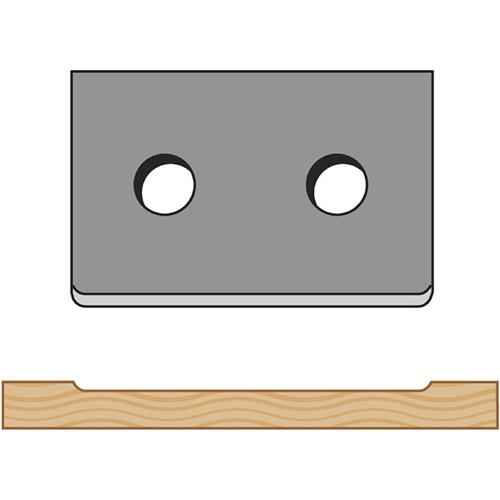 Shop Fox D3332 Moulding Knives 2" Backout