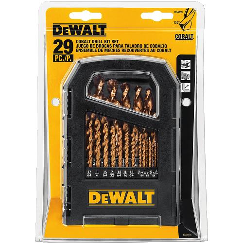 dewalt drill bits metal