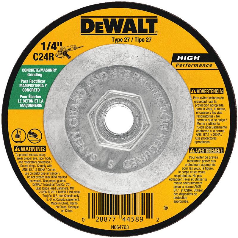 DeWalt DW4552 Masonry Cutting Wheel 41/2" x 5/8"11 10 Pak