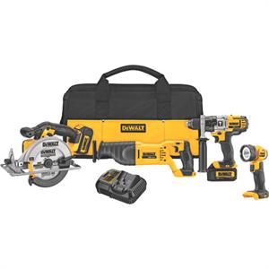 DeWalt DCK491L2 Lithium Ion 20V MAX* 4-Tool Combo Kit
