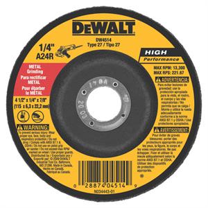 DeWalt DW4514 Metal Grinding Wheel 4-1/2"
