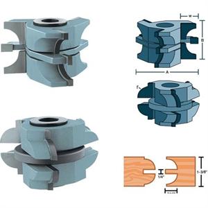 Roman Carbide DC2167 Stile & Rail Set Quarter Round 3/4" Bore