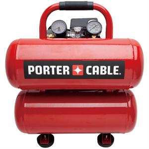 Porter Cable PCFP02040R 4 Gallon Twin Stack Air Compressor 4 Gallon Twin Stack Air Compressor