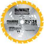 DeWalt DW3192 Circular Saw Blade Thin Kerf 7-1/4