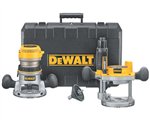 DeWalt DW616PK Fixed Base / Plunge Router Combo Kit