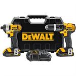 DeWalt DCK285C2 Compact Hammerdrill / Impact Driver Combo Kit